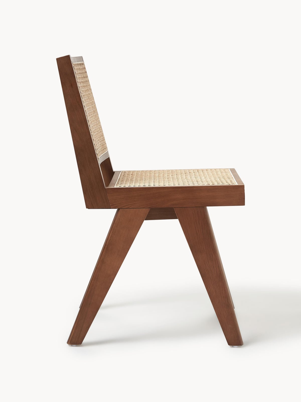 Uppingham Wooden Dining Chair with Viennese Wickerwork