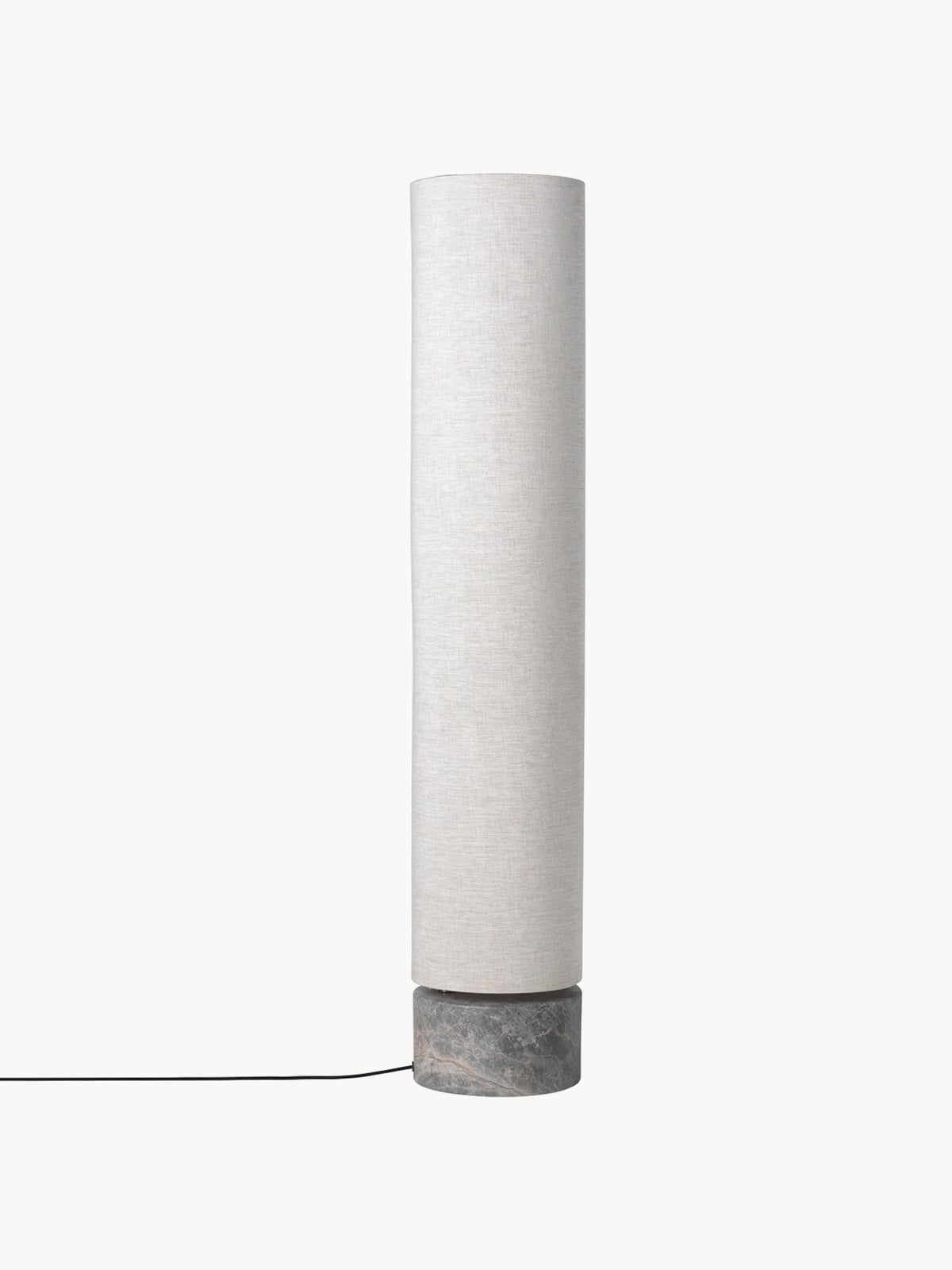 Upwell Dimmable LED Floor Lamp with Marble Base, Various Sizes