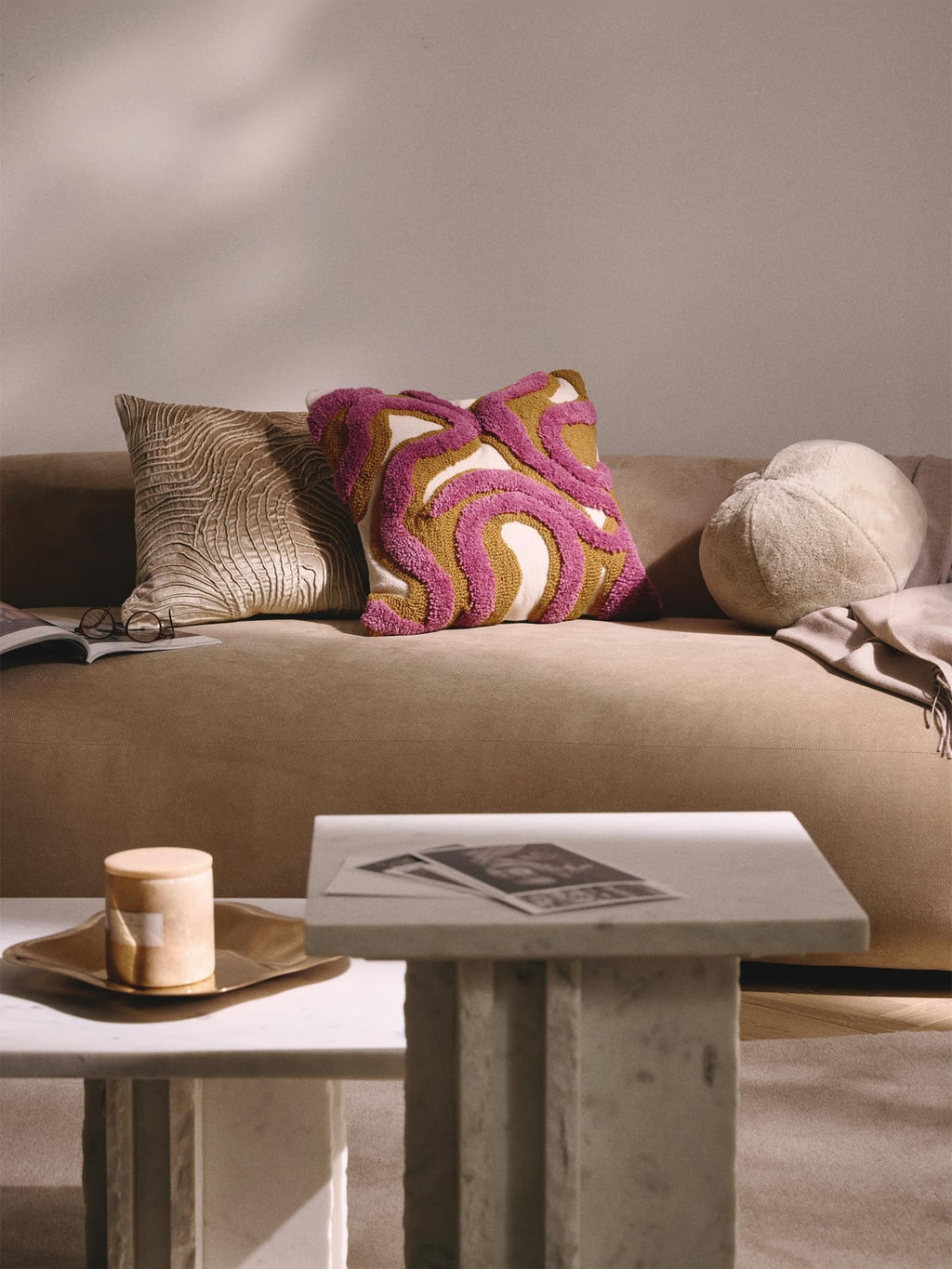 Upwell Hand-Tufted Cushion Cover