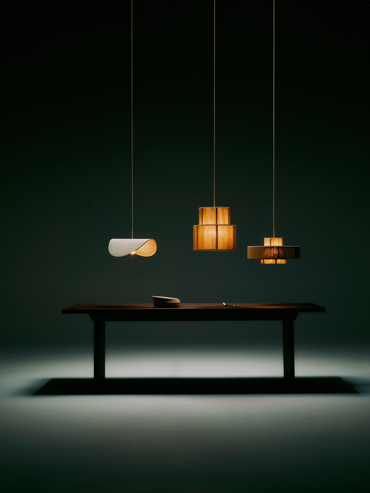 Urswick Large Linen Thread Pendant Light