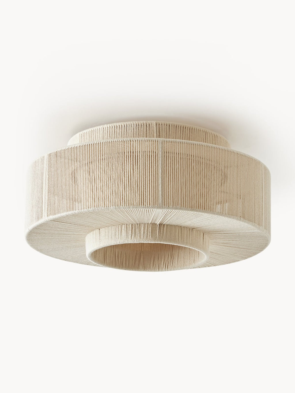 Urswick Linen Thread Flushmount