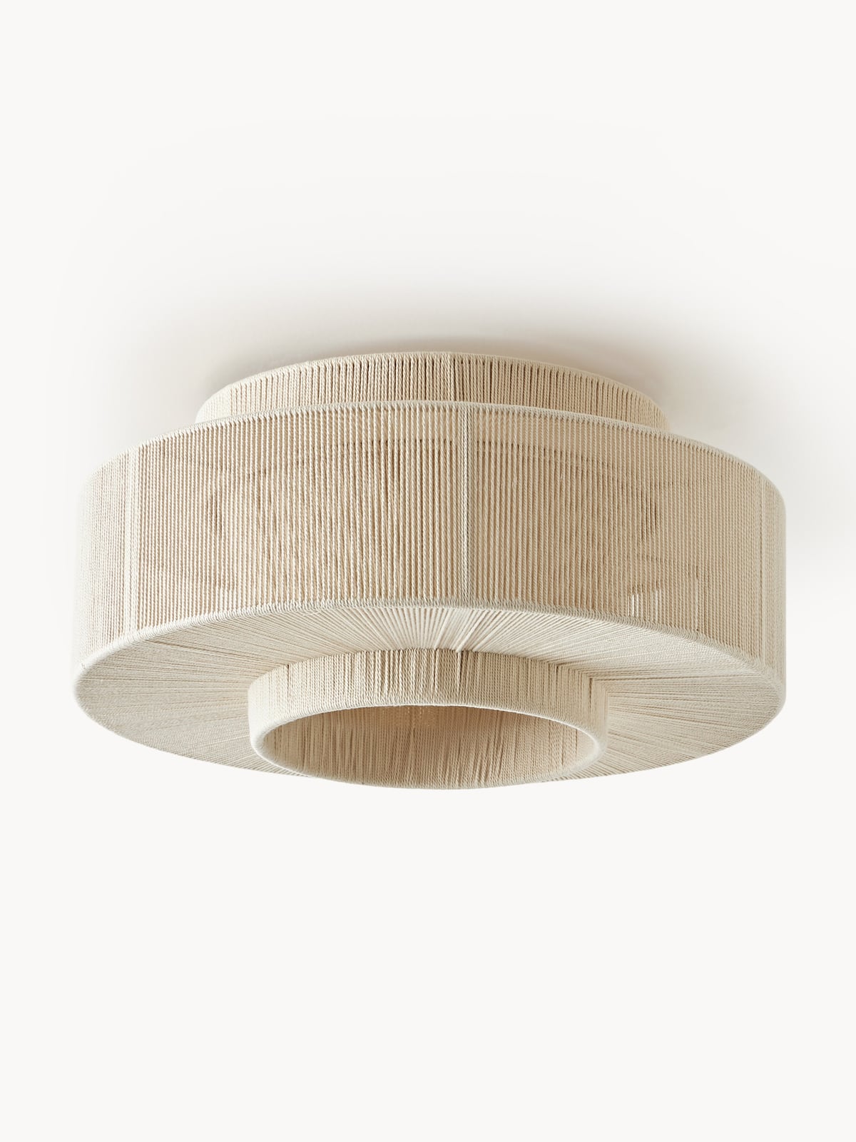 Urswick Linen Thread Flushmount
