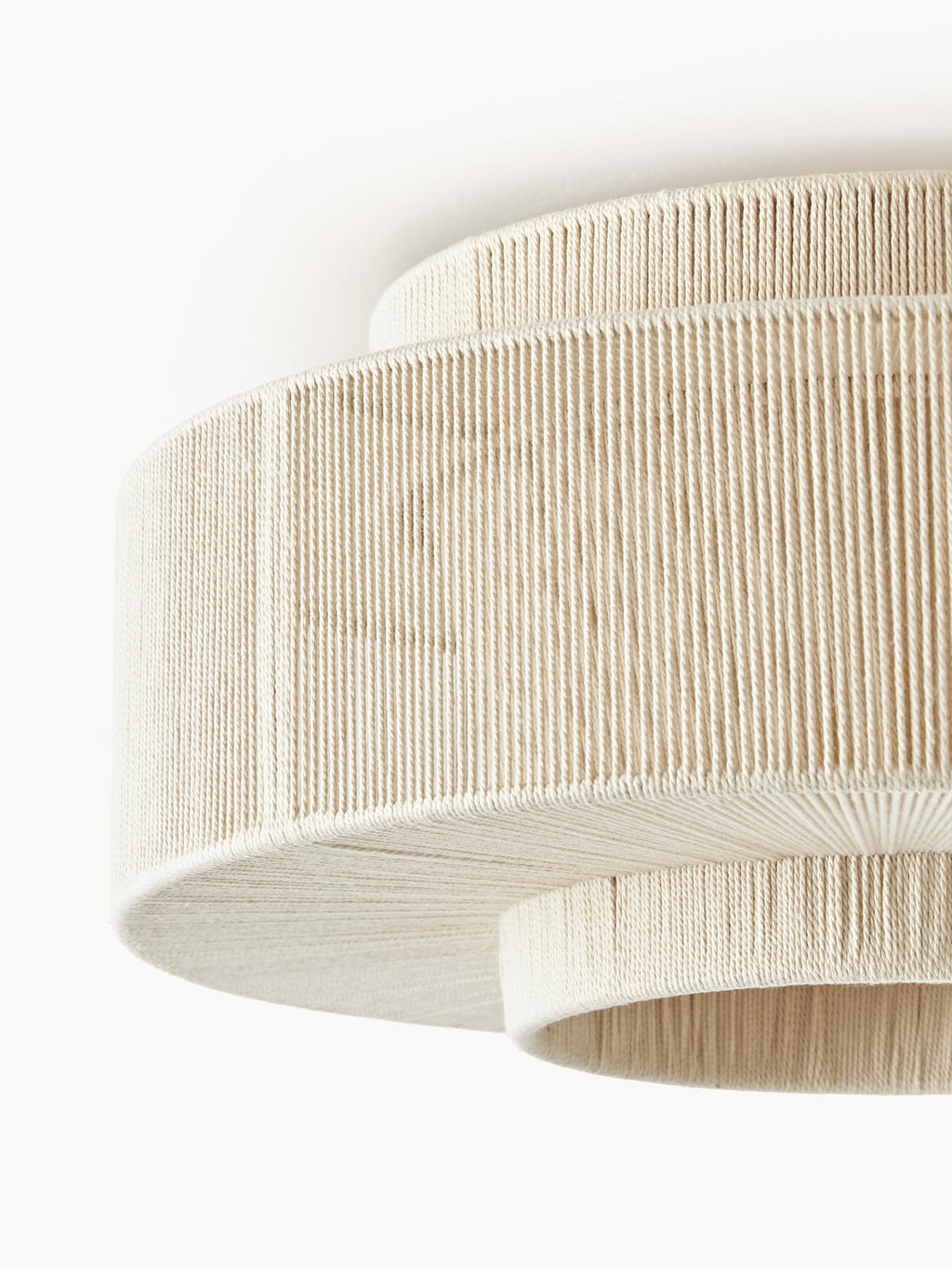 Urswick Linen Thread Flushmount