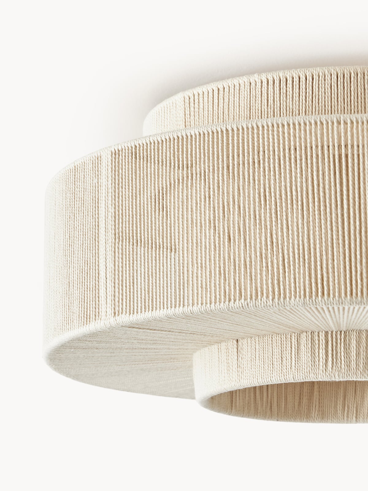 Urswick Linen Thread Flushmount