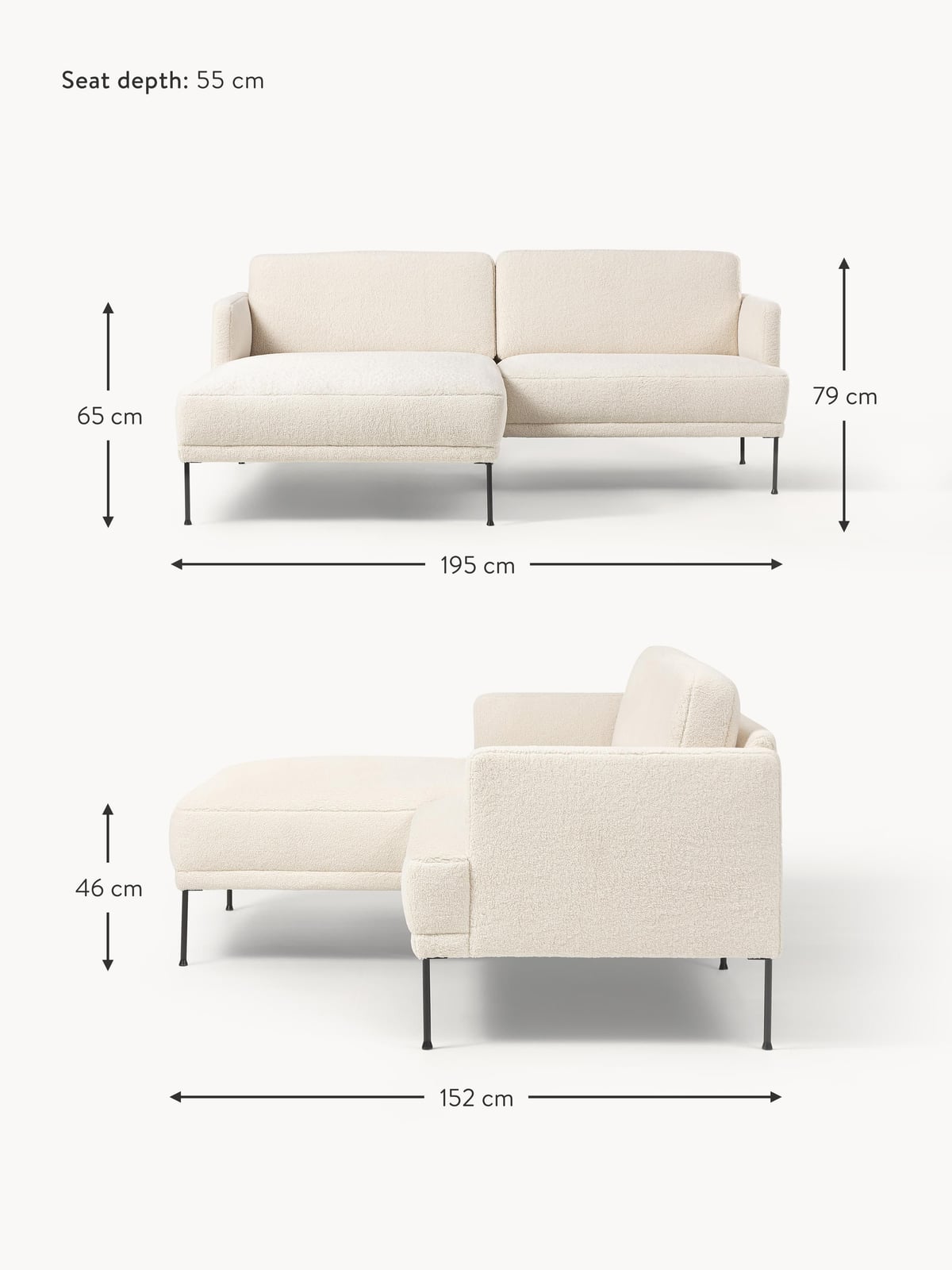 Urswick Small Teddy Corner Sofa