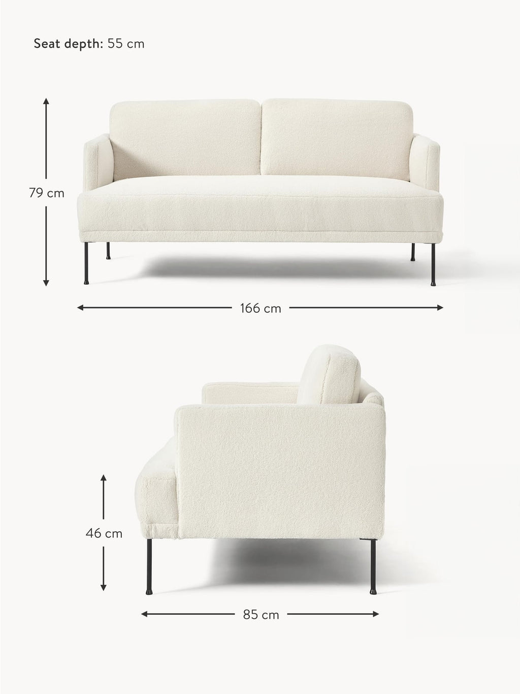 Urswick Teddy Sofa (2-seater)
