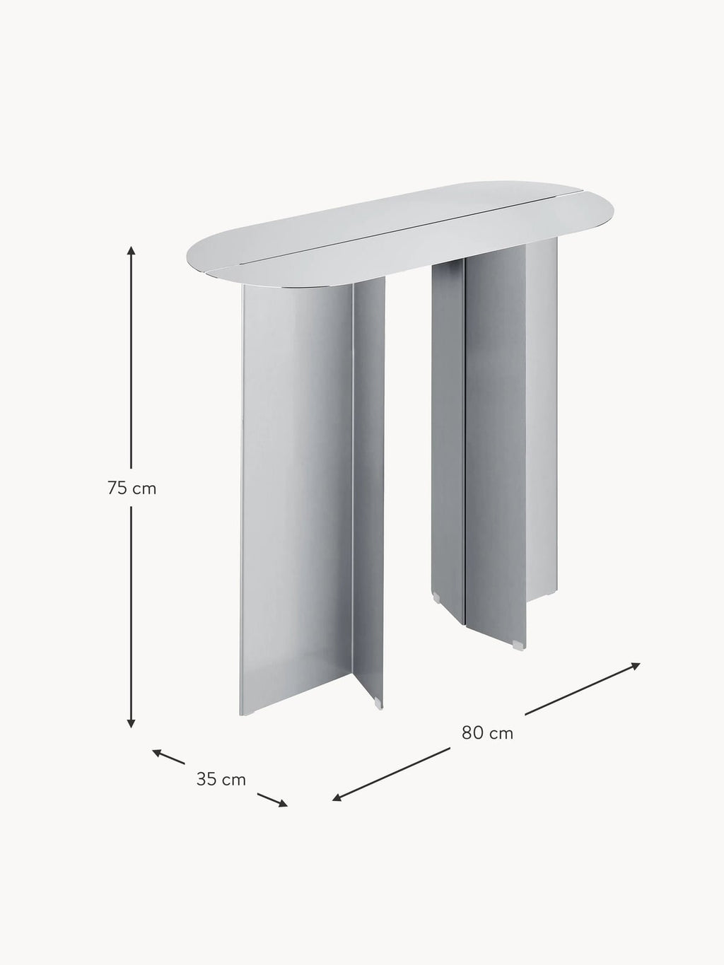 Valeton Stainless Steel Sideboard