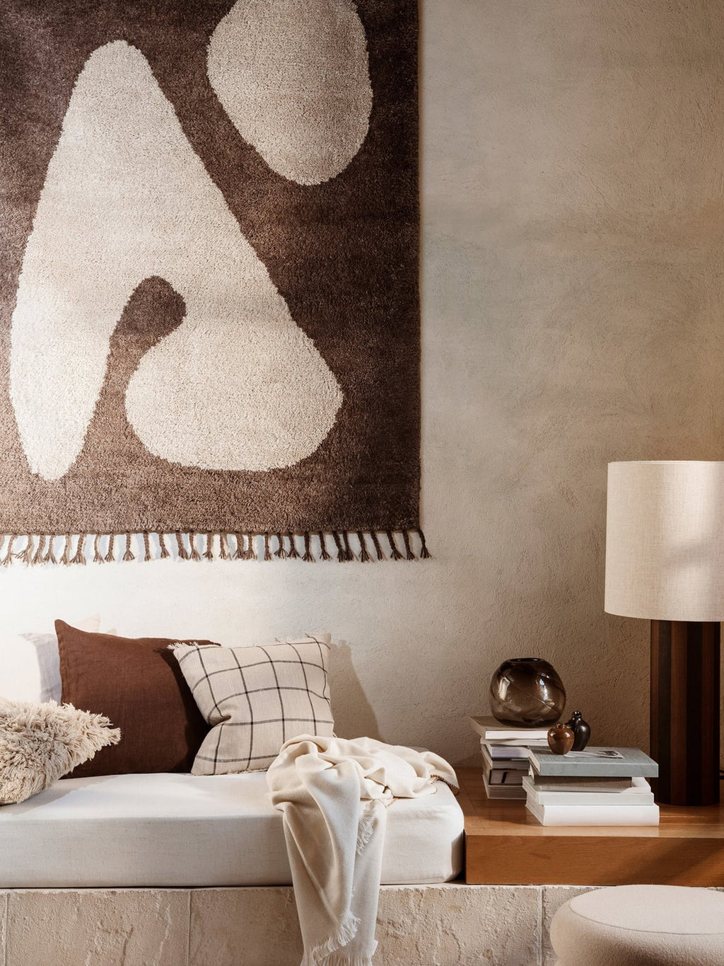 Vanbrugh Hand-Knotted Wool High-Pile Rug