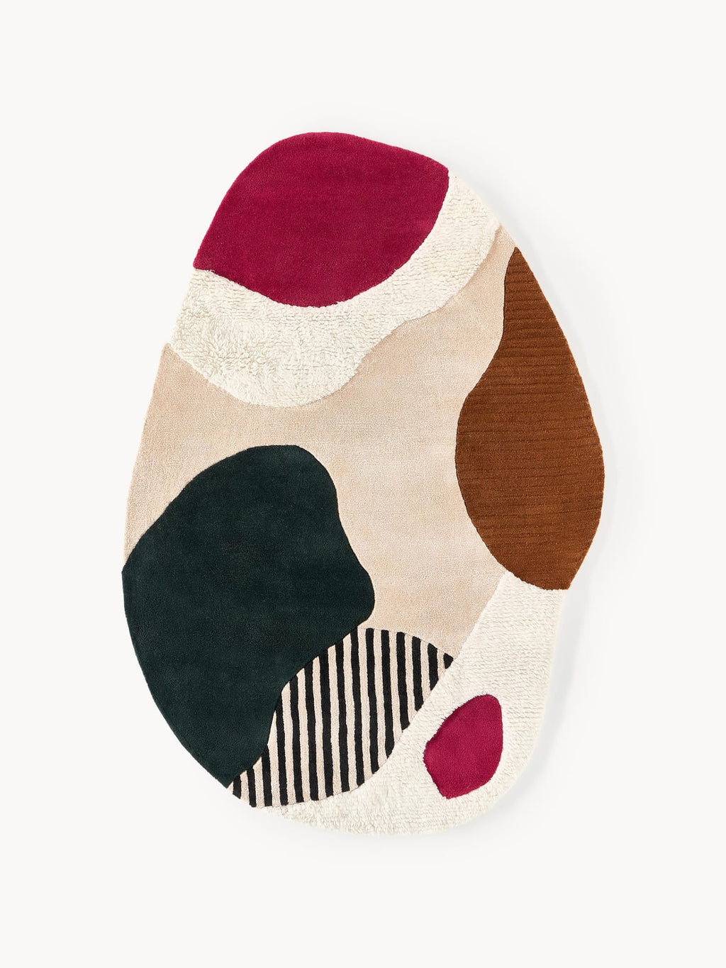 Vanbrugh High-Low Wool Rug, Hand-Tufted