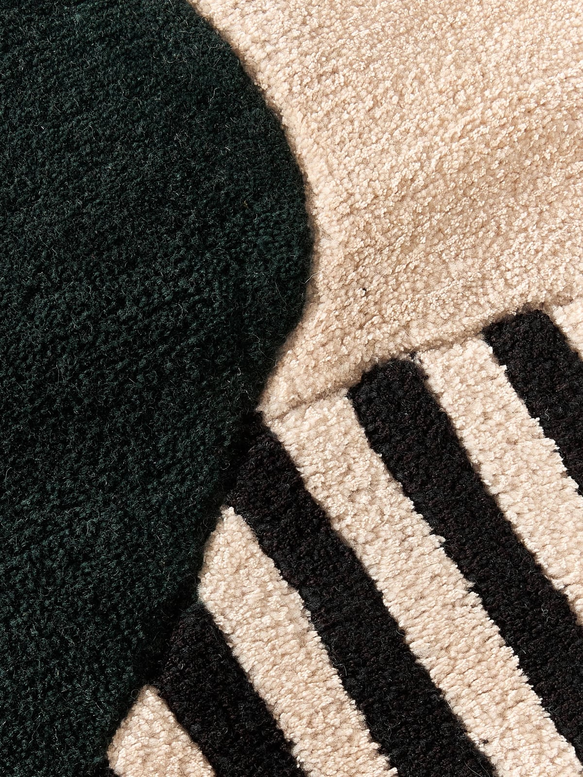 Vanbrugh High-Low Wool Rug, Hand-Tufted