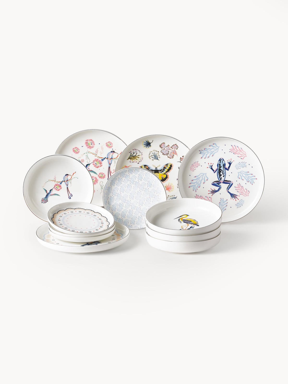 Vanbrugh Tableware Set, 4 People, Set of 12