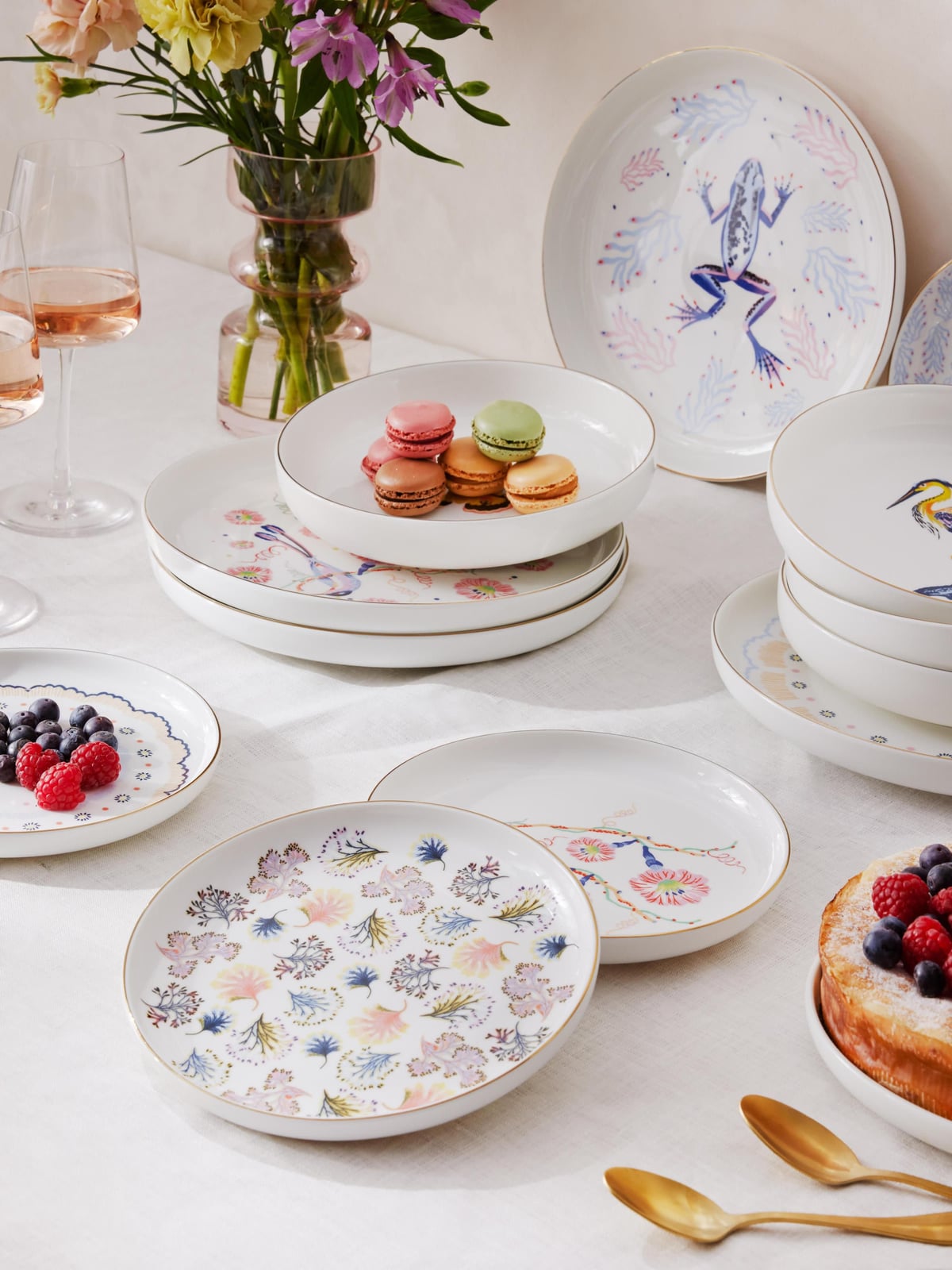 Vanbrugh Tableware Set, 4 People, Set of 12