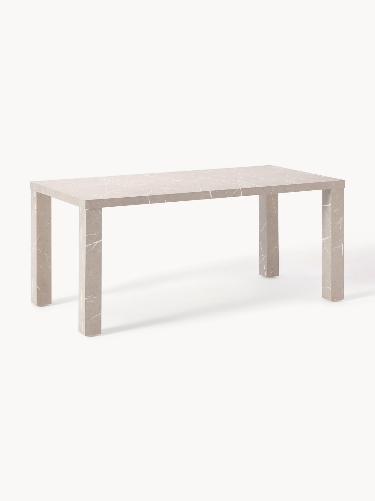Vellore Marble Effect Dining Table, 180 X 90 cm