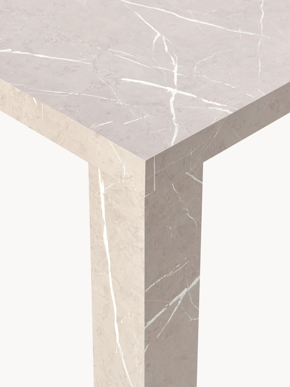 Vellore Marble Effect Dining Table, 180 X 90 cm