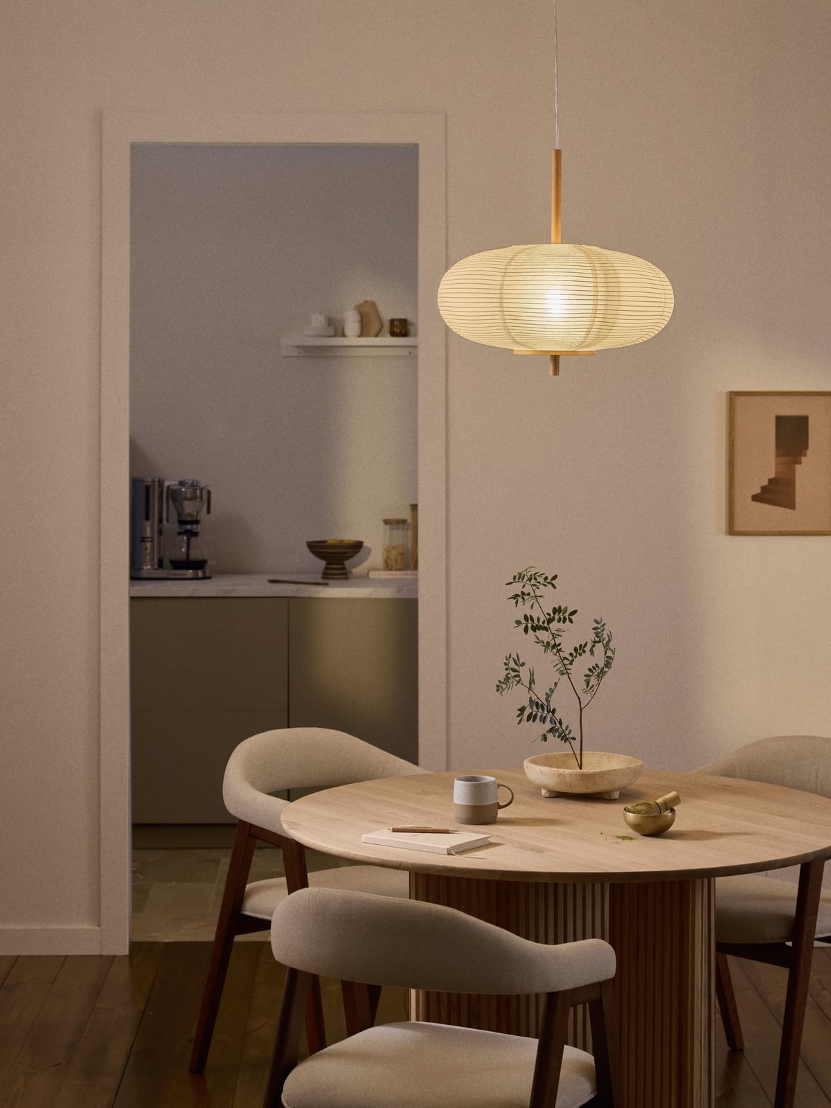 Vellore Rice Paper Design Pendant Light