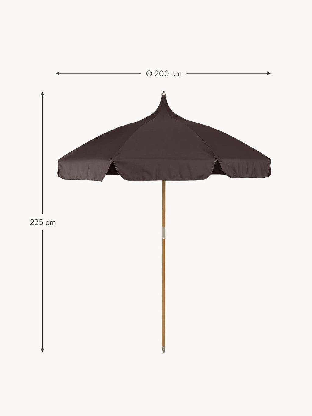 Vernham Beach Parasol, Ø 200