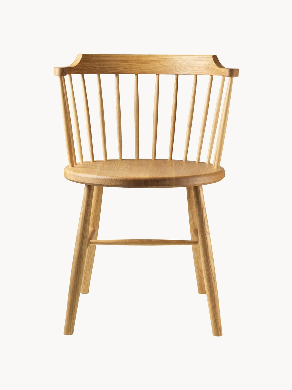 Vernham J18 Handmade Oak Wood Dining Chair with Armrests