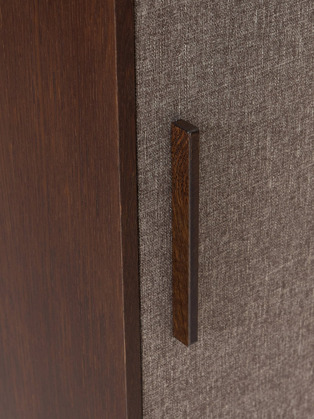 Vernham Wooden Highboard with Upholstered Front