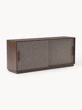 Vernham Wooden Sideboard with Upholstered Front