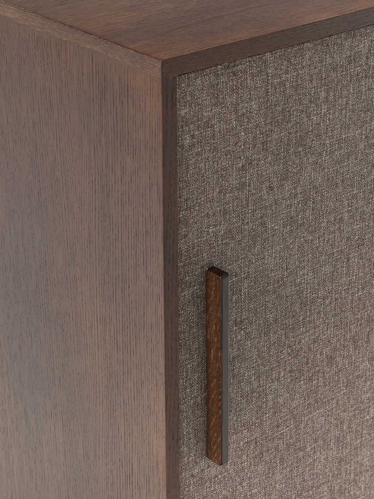 Vernham Wooden Sideboard with Upholstered Front