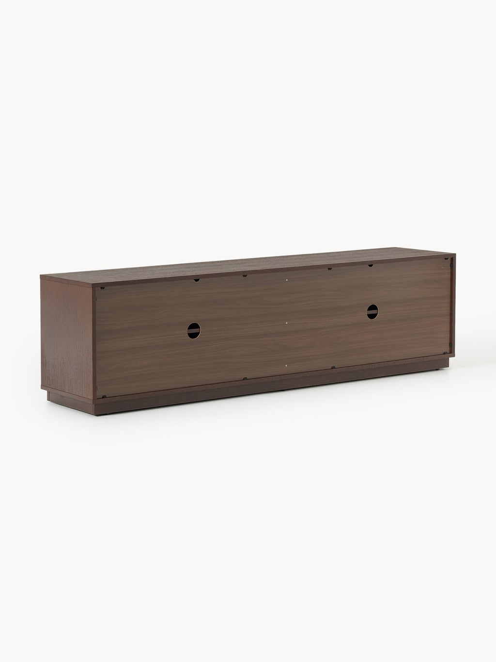 Vernham Wooden TV Stand with Upholstered Front