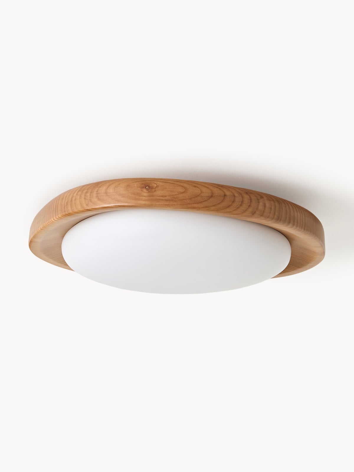 Vestry Ceiling Lamp with Ash Wood Frame