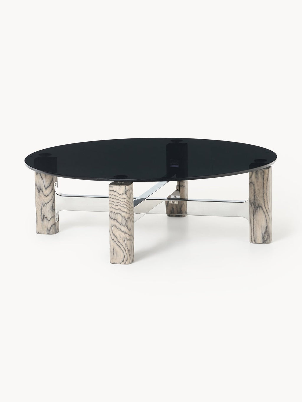 Vestry Coffee Table with Glass Top