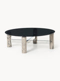 Vestry Coffee Table with Glass Top