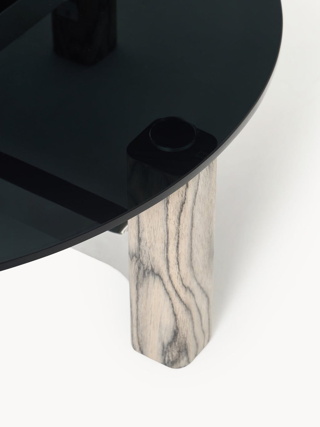 Vestry Coffee Table with Glass Top