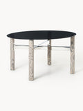 Vestry Dining Table with Glass Top, in various sizes