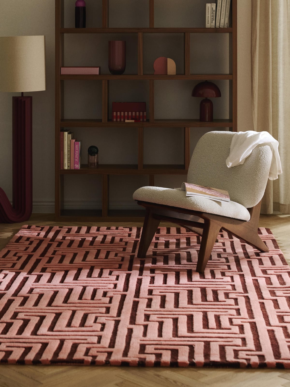 Vowchurch High-Low Wool Rug, Hand-Tufted