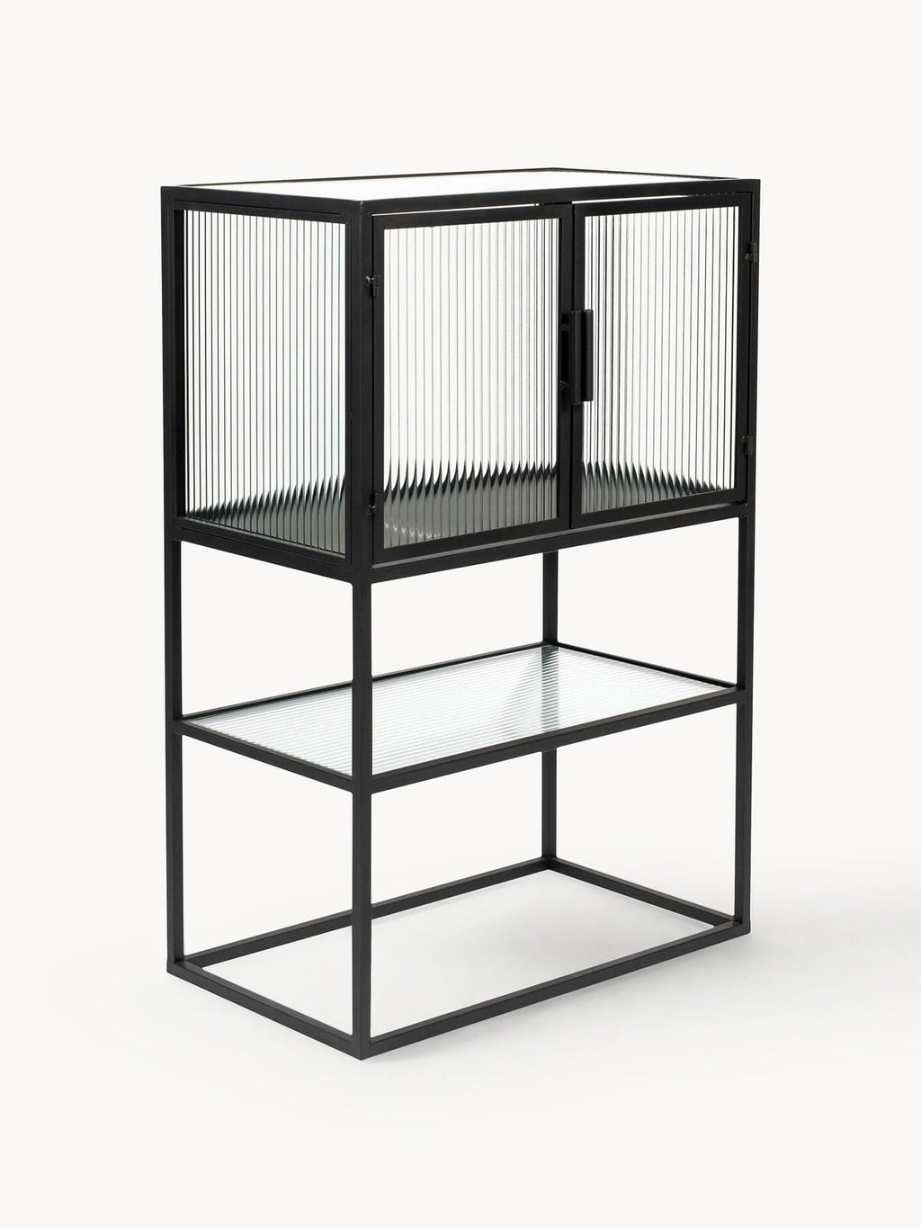 Vowchurch Highboard with Grooved Glass