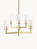 Vowchurch Ribbed Glass Chandelier