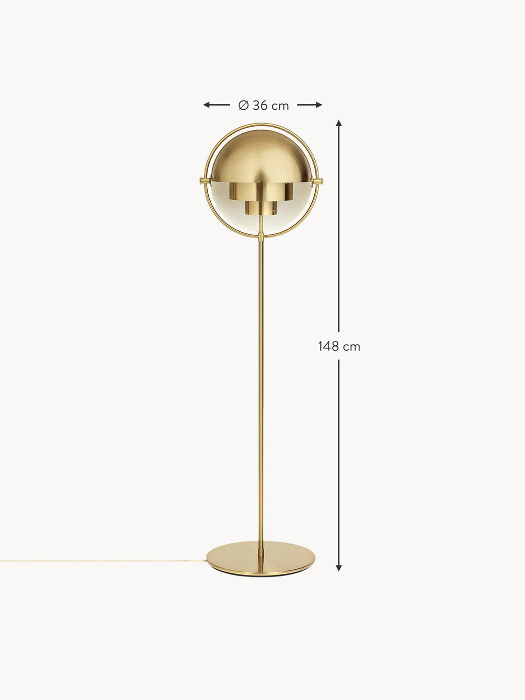 Waberthwaite Multi-Lite Adjustable Floor Lamp