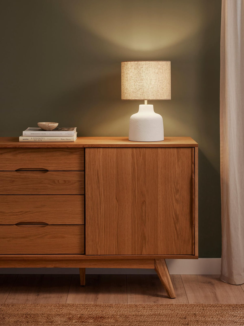 Waverley Handmade Table Lamp with Concrete Base