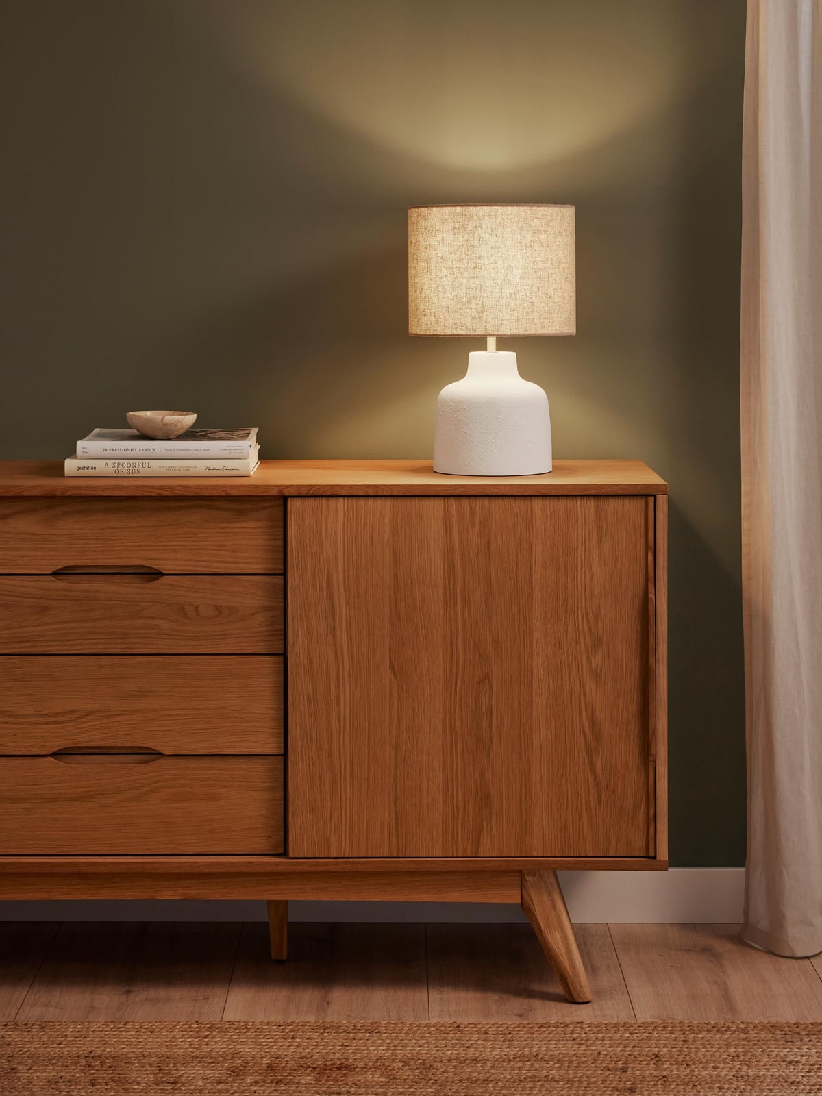 Waverley Handmade Table Lamp with Concrete Base