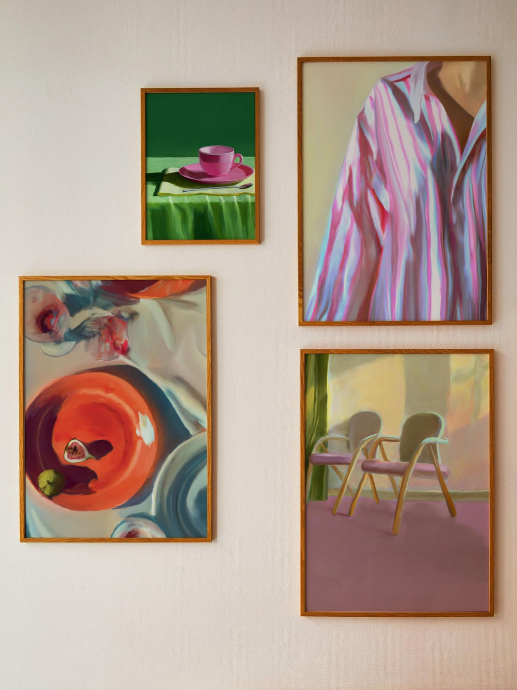 Wentworth Artwall No. 08 with Frame, Set of 3