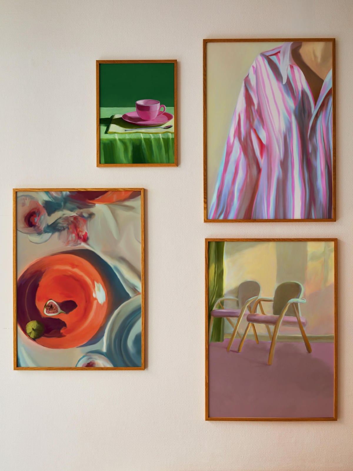 Wentworth Artwall No. 08 with Frame, Set of 3