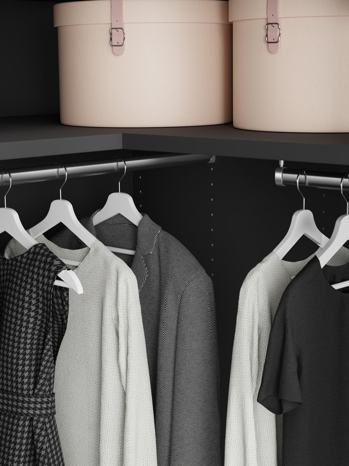 Wentworth Modular Corner Wardrobe, 165 cm Wide, in various sizes