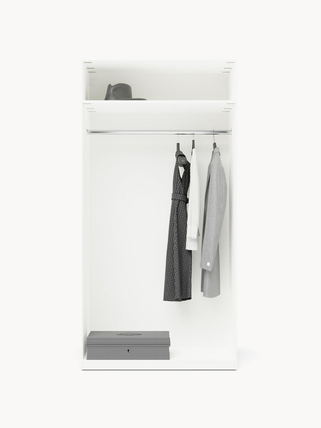 Wentworth Modular Revolving Door Wardrobe, 100 cm Wide, in various sizes