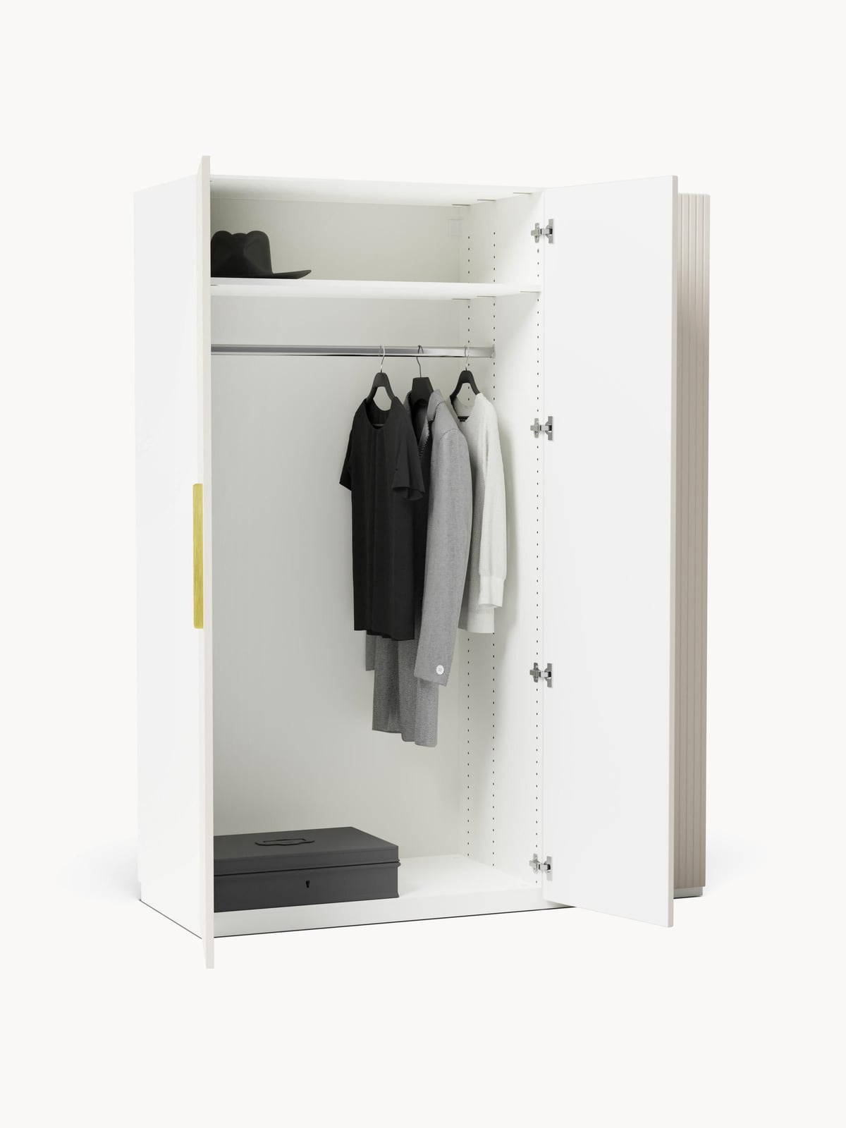 Wentworth Modular Revolving Door Wardrobe, 150 cm Wide, in various sizes