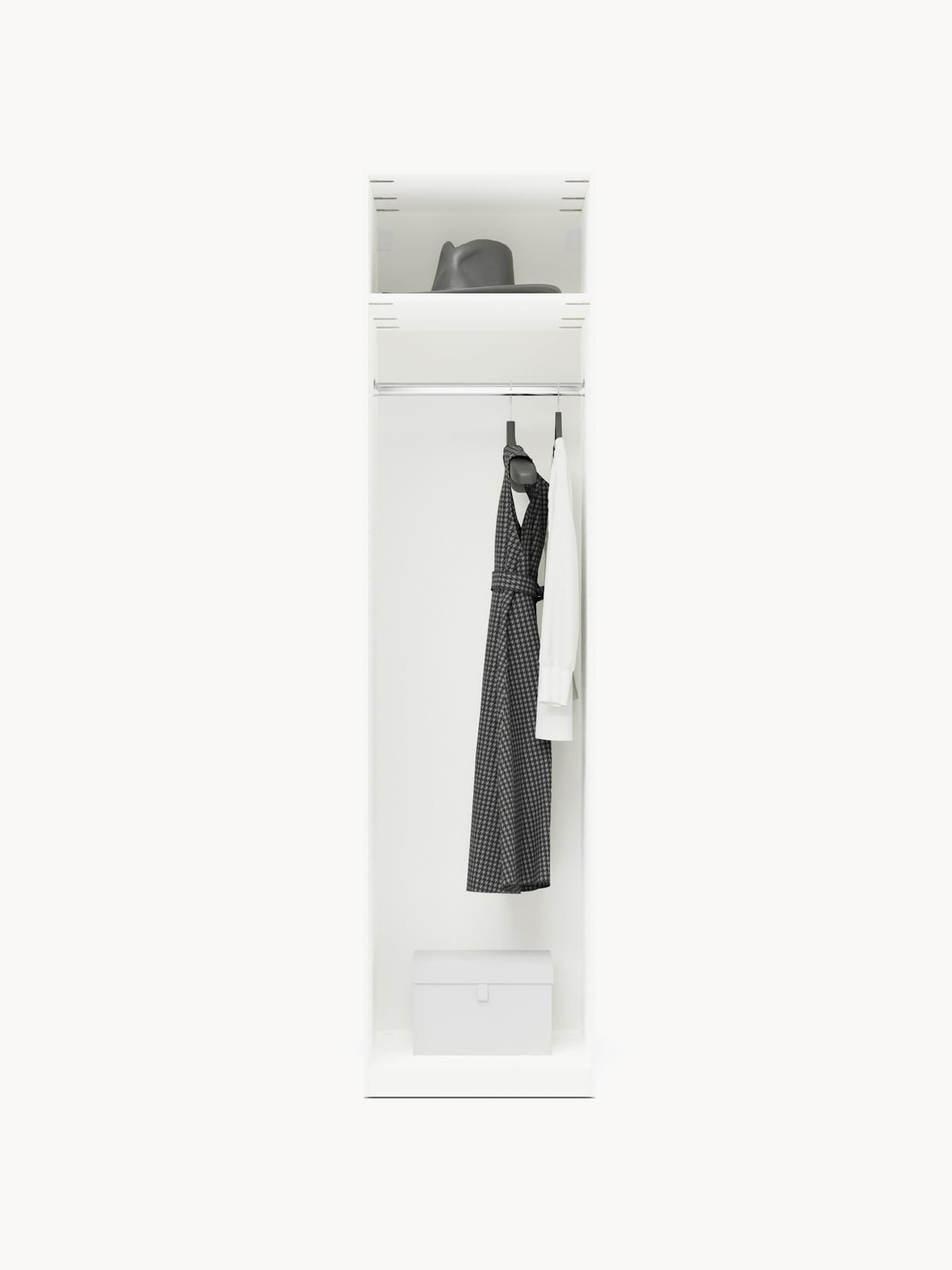 Wentworth Modular Revolving Door Wardrobe, 50 cm Wide, in various sizes