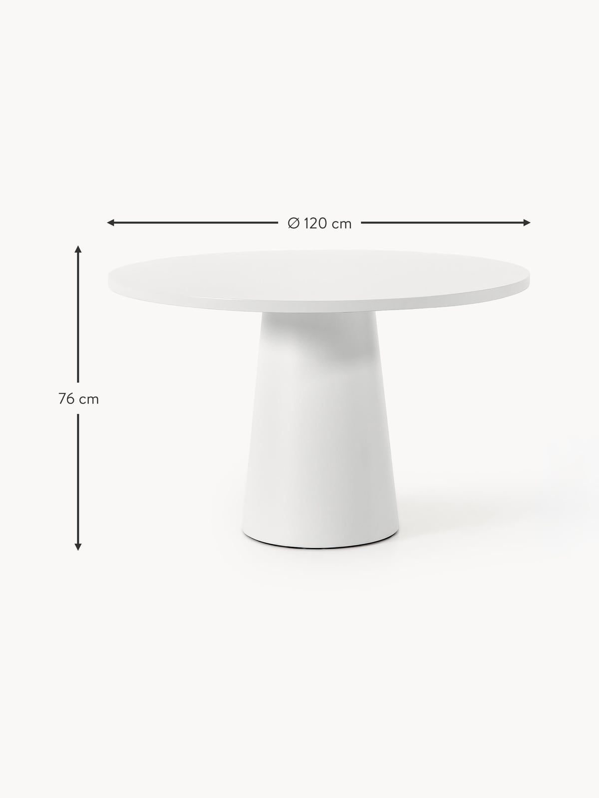 Wexley Round Garden Table, in various sizes