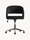 Wexley Velvet Desk Chair, Adjustable Height