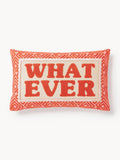 Wharton Cushion Cover with Embroidered Lettering