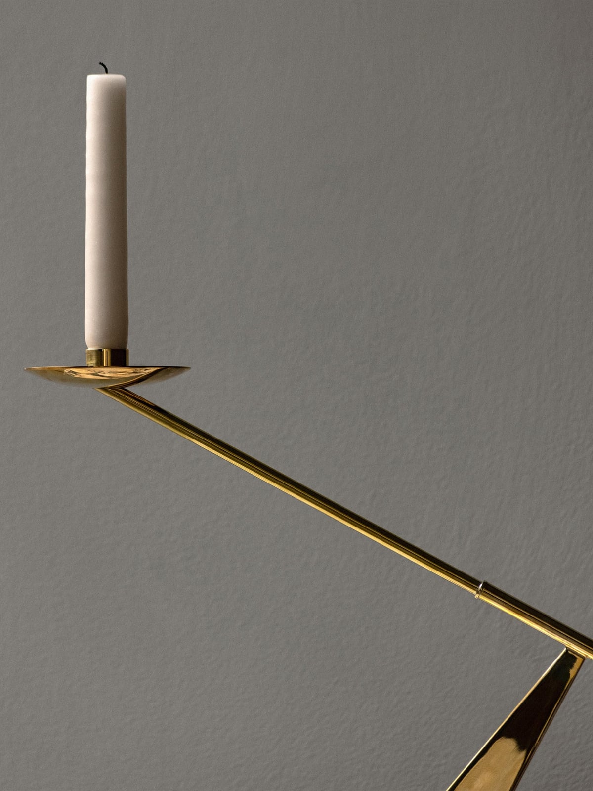 Wharton Design Metal Candle Holder