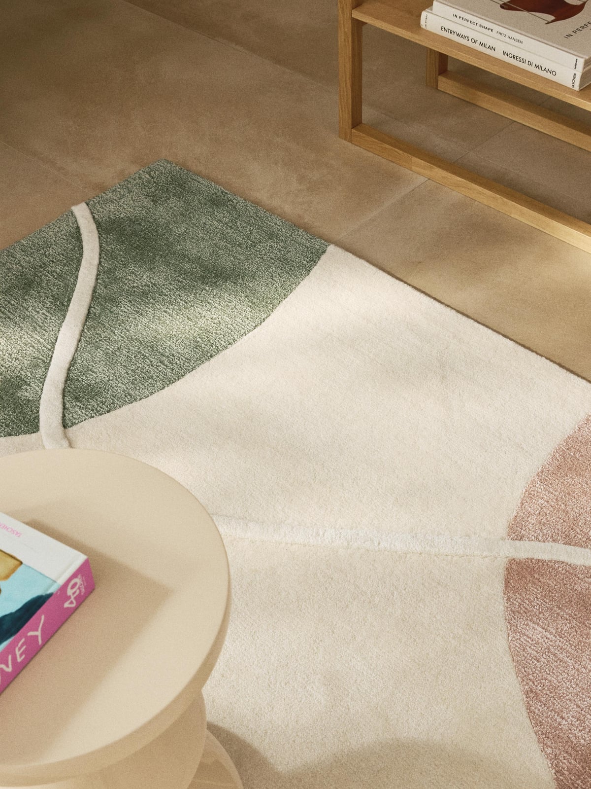 Wickham High-Low Wool Rug, Hand-Tufted