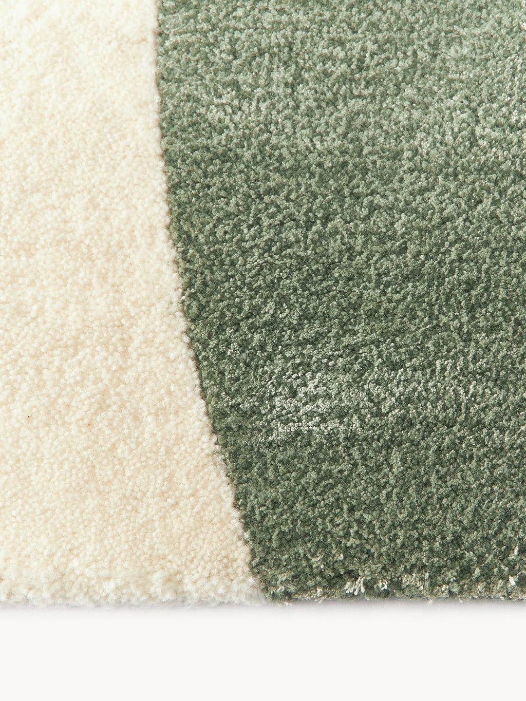 Wickham High-Low Wool Rug, Hand-Tufted