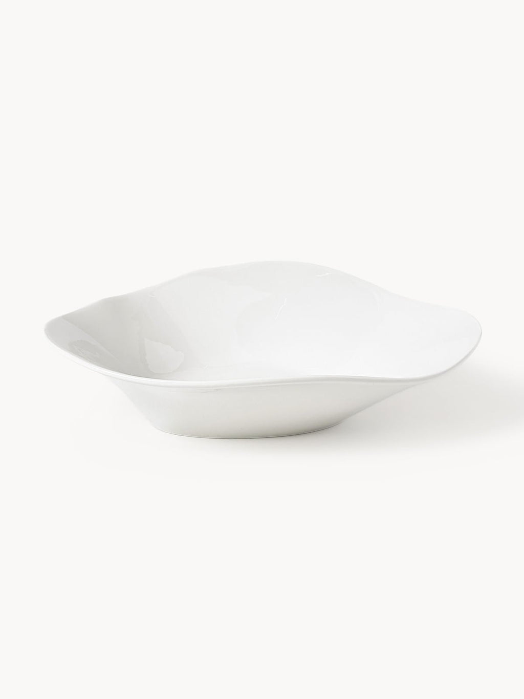 Wickham Organic Shaped Porcelain Tableware Set, 4 people, Set of 12