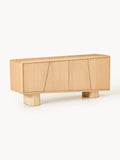 Wickham Wooden Sideboard with Travertine Legs